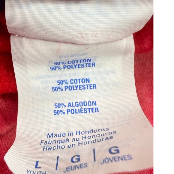 Revelation Tie-Dye Red White Star Sweatpants Jogger Girl Unisex Large Camp NEW - Picture 3 of 5